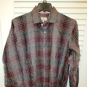 Karma Blu Designer Shirt - Vibrant Colors - Luxury Large Mens